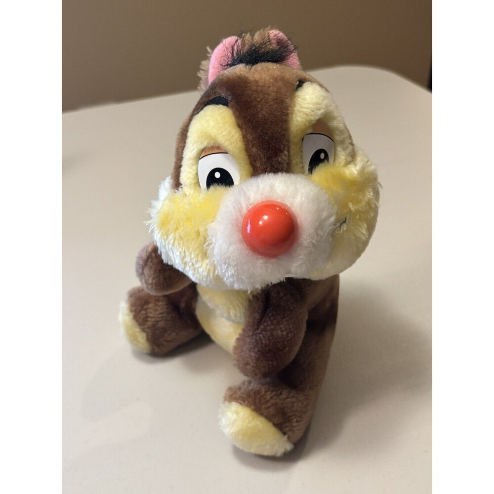 Vintage Chip 'n Dale Plush Disneyland Walt Disney 9" Disneyana Chipmunk